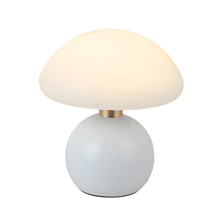 7.8'' Metal Cute Mushroom Kids' Table Lamp Touch Switch 3 Step Dimming LED Night Light