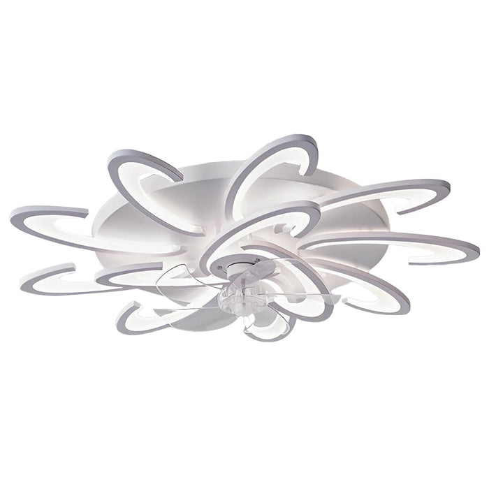 Windmill Shape LED Minimalist Modern Invisible Bladeless Ceiling Fans