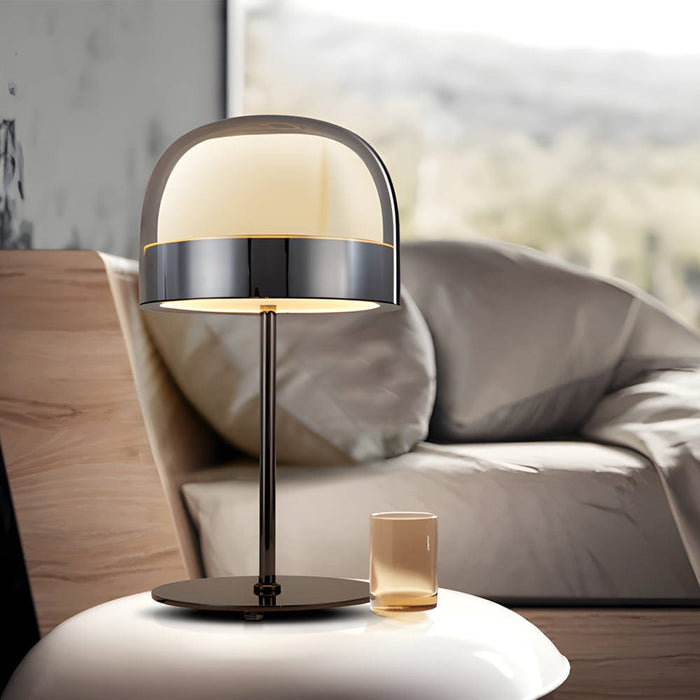 Equatore Glass Shade Table Lamp Small Double Layers Night Lighting