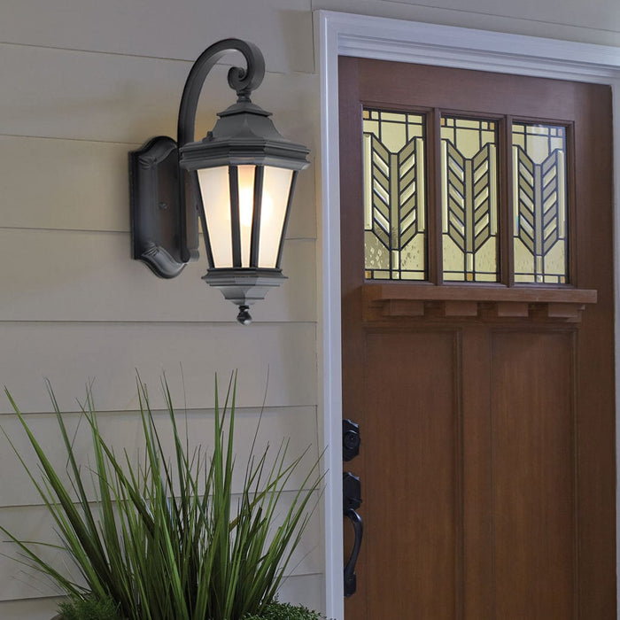 Minimalist Frosted Glass Waterproof European-Style Outdoor Wall Lamp