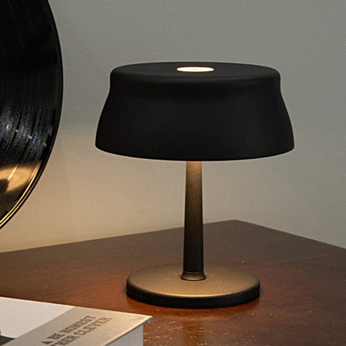 Aluminum Rechargeable Touch Table Lamp LED Dimmable Reading Light