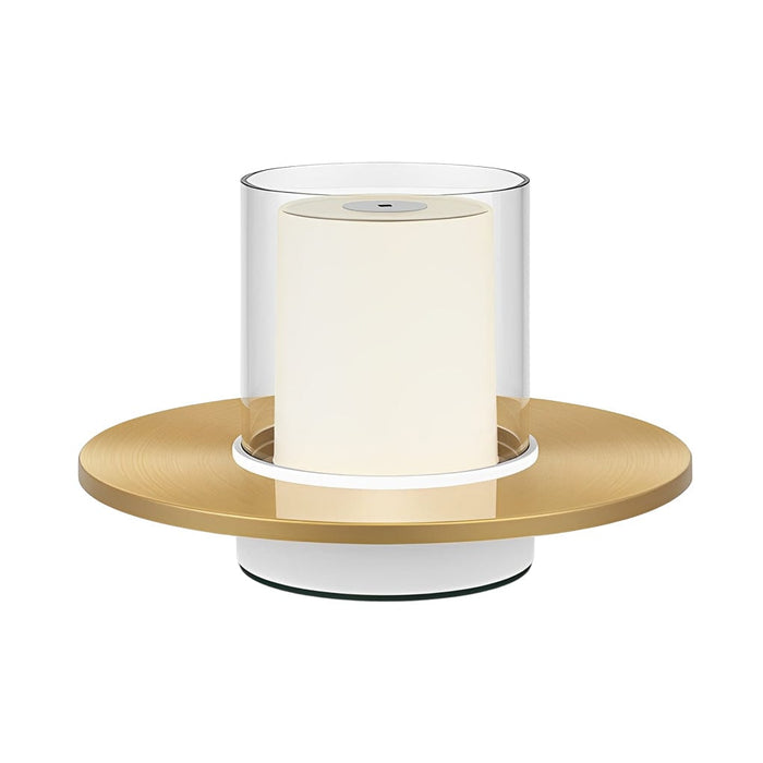 Modern Candle Cordless Table Lamp USB Touch/Gesture Dimming LED Night Light