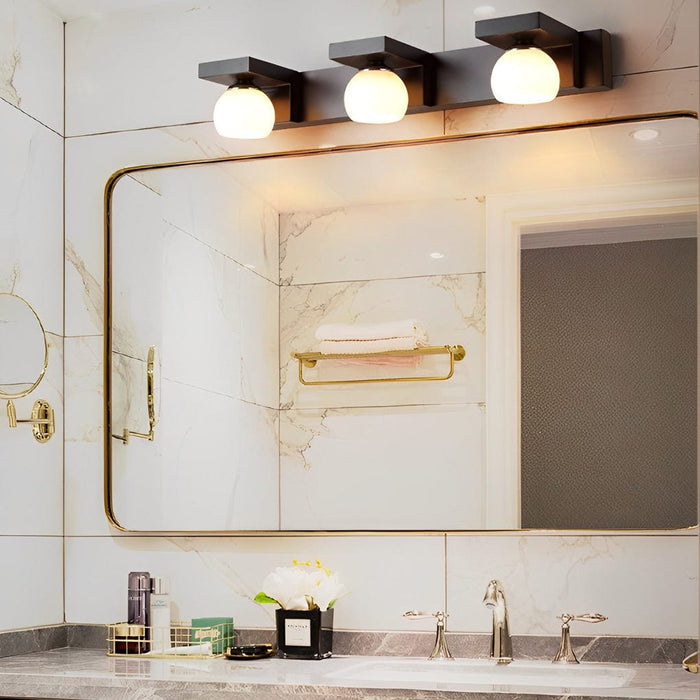 2/3 Lights Wood Adjustable Spotlights LED Vanity Light Mirror Bath Bar
