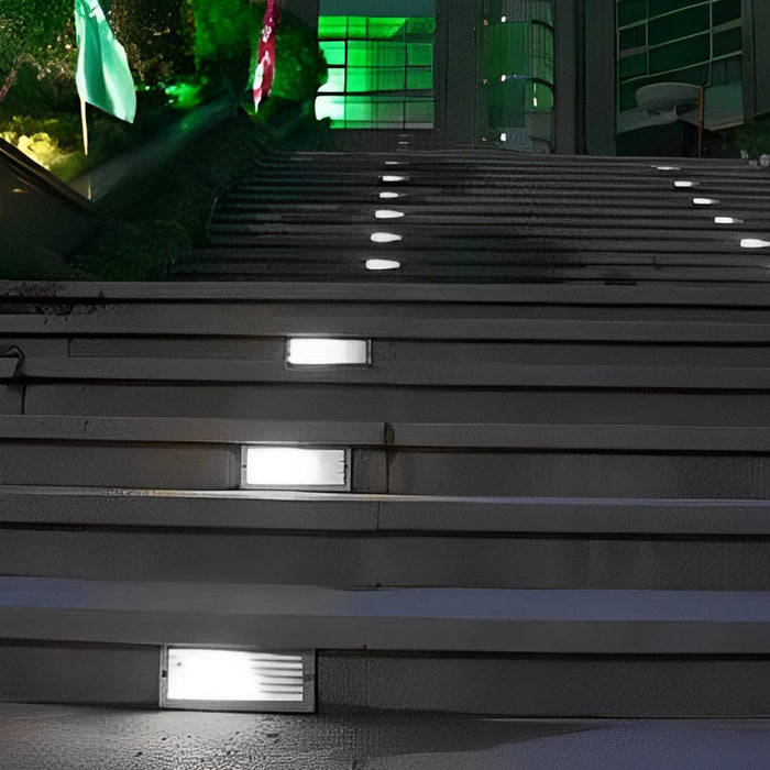 Rectangular Grilles 3W LED IP65 Waterproof Modern Outdoor Step Lights