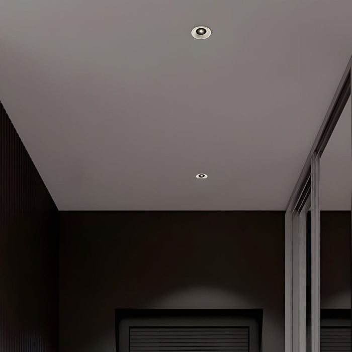 Honeycomb Nest Lens Round White LED Recessed Downlight. 7W/9W