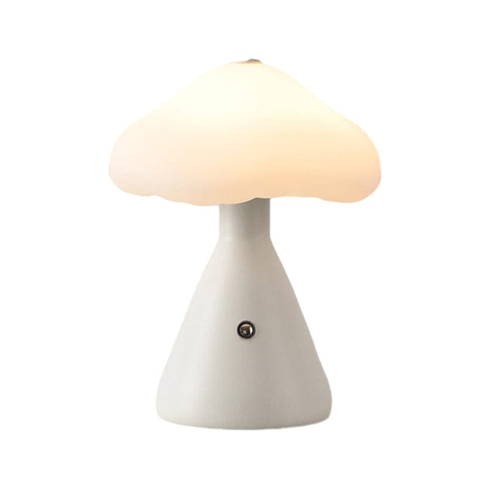 6.3'' Metal Mushroom Table Lamp LED Touch Dimming Bedroom Desk Night Light