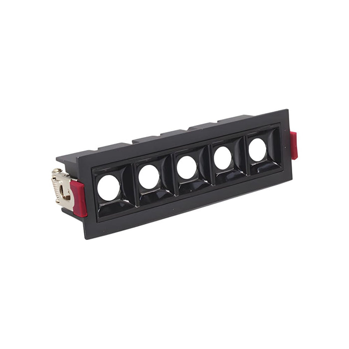 Modern LED Linear Recessed Ceiling Downlight. 1/2/5/10/15-Light