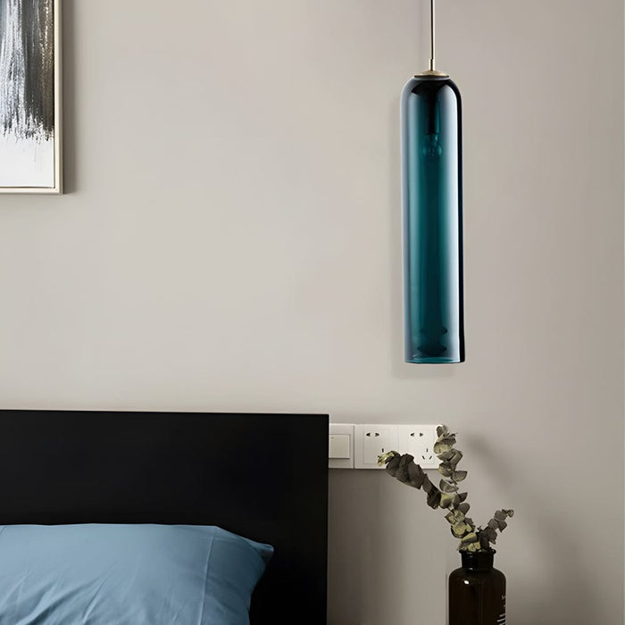 Long Glass Bottle Luxury Hardware Luxury Postmodern Pendant Lights