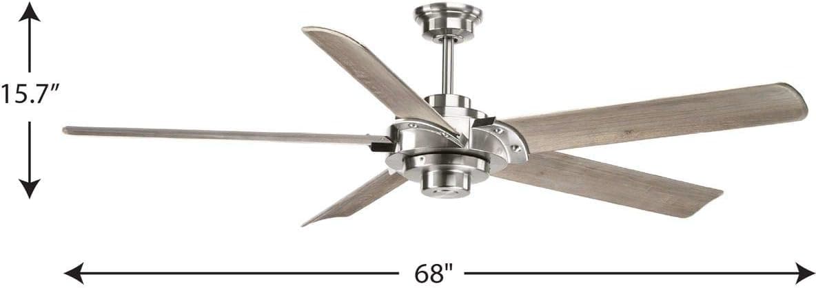 5 Blade Nickel Ceiling Fans, Home Ceiling Fan, Wood Fans-12-ErisView