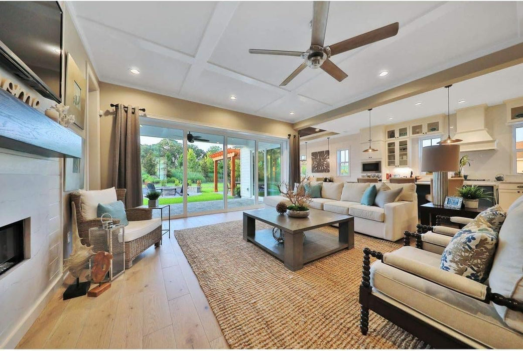 5 Blade Nickel Ceiling Fans, Home Ceiling Fan, Wood Fans-2-ErisView