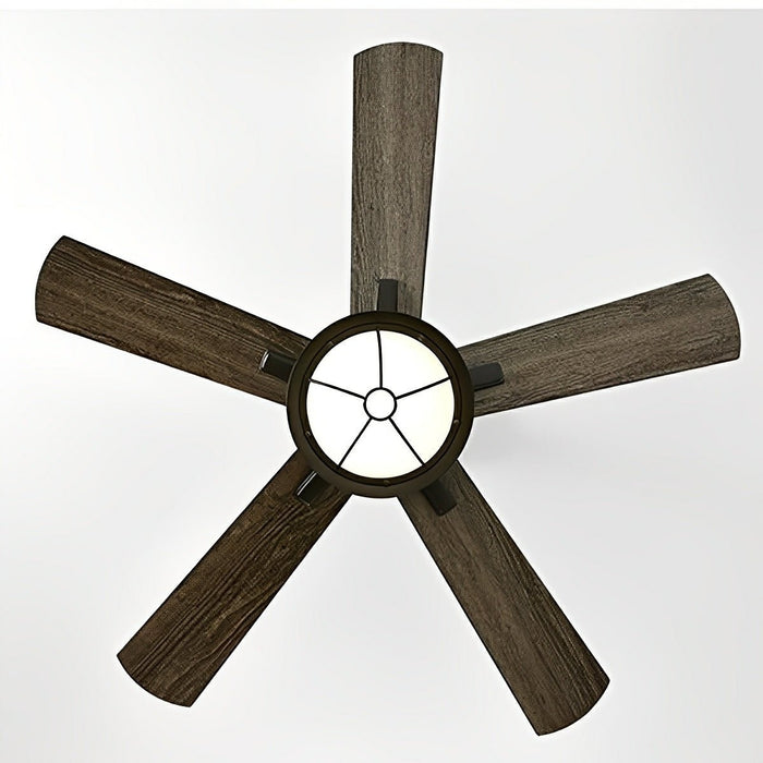 52-inch Classic Outdoor Ceiling Fan Light - DC Motor / Reversible Airflow, Remote Control
