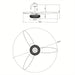 52 in. 3-Blade DownRod Ceiling Fan with Light and Remote Control, Indoor Brushed Nickel Chandelier Crystal Ceiling Fan for Living Room-ErisView