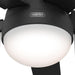 52 in. 5 Blade Ceiling Fan with Light, Hugger Ceiling Fans with Pull Chain, Matte Black Ceiling Fan-7-ErisView