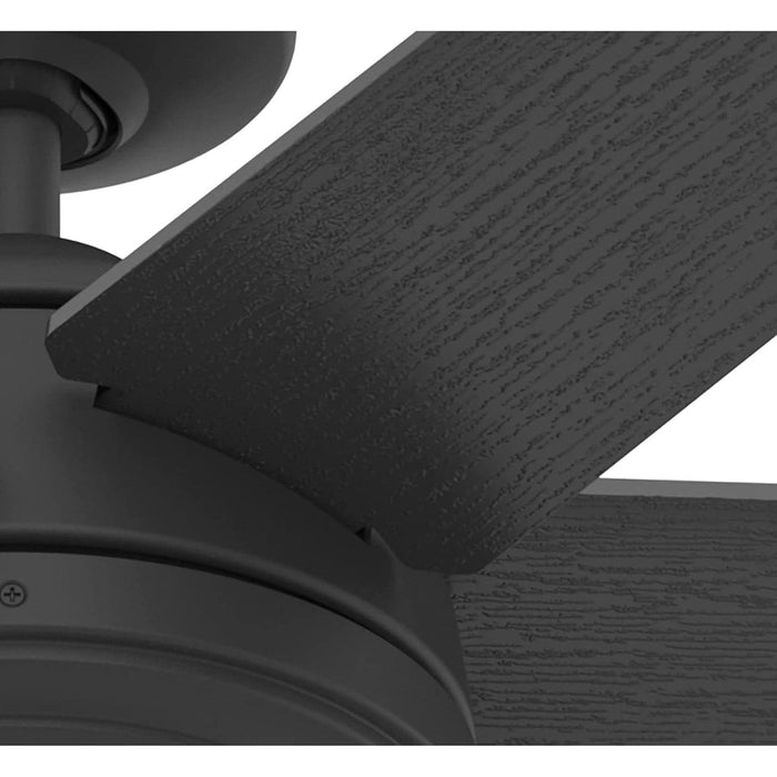 52 in. Black Ceiling Fan, Ceiling Hugger Ceiling Fans, 6 Blade Ceiling Fan-10-ErisView