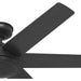 52 in. Black Ceiling Fan, Ceiling Hugger Ceiling Fans, 6 Blade Ceiling Fan-13-ErisView