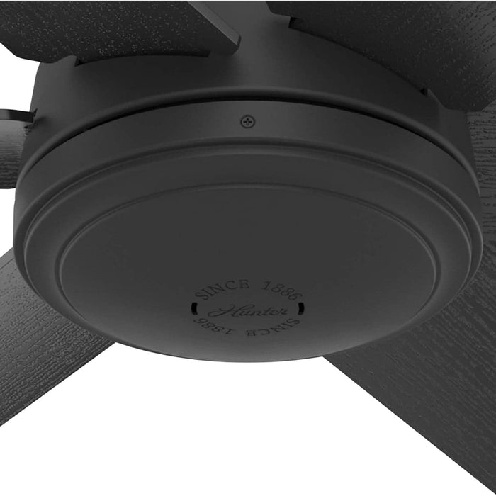 52 in. Black Ceiling Fan, Ceiling Hugger Ceiling Fans, 6 Blade Ceiling Fan-9-ErisView