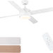 52 in. Black Ceiling Fan with Light and Remote for Bedroom Living Room Kitchen, Dimmable Reversible Quiet Ceiling Fans, 5 Blades Outdoor Fan for Patio-19-ErisView