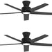 52 in. Black Ceiling Fan with Lights and Remote, Large Air Volume Ceiling Fans with Reversible Quiet Ceiling Fans, Set of 2-1-ErisView