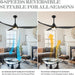52 in. Black Ceiling Fan with Remote, Modern Brass Ceiling Fan, Reversible Ceiling Fan for Bedroom Living Room, Ceiling Fan Outdoor Fan for Patio-4-ErisView