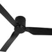 52 in. Black Flush Mount Ceiling Fan NO Light, Low Profile Fan, Unusual Ceiling Fans-8-ErisView