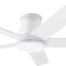 52 in. Black Flush Mount Low Profile Ceiling Fan, Reversible Ceiling Fan Summer Winter, Outdoor Ceiling Fan for Patio Porch Garage Shop Factory Warehouse-15-ErisView