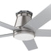 52 in. Black Flush Mount Low Profile Ceiling Fan, Reversible Ceiling Fan Summer Winter, Outdoor Ceiling Fan for Patio Porch Garage Shop Factory Warehouse-8-ErisView