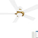 52 in. Black Gold Smart Wi-Fi LED Ceiling Fan and Light, Smart Fans with Remote and APP Control, Compatible with Alexa Google Assistant Siri Shortcut-17-ErisView