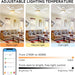 52 in. Black Gold Smart Wi-Fi LED Ceiling Fan and Light, Smart Fans with Remote and APP Control, Compatible with Alexa Google Assistant Siri Shortcut-19-ErisView