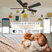 52 in. Black Gold Smart Wi-Fi LED Ceiling Fan and Light, Smart Fans with Remote and APP Control, Compatible with Alexa Google Assistant Siri Shortcut-5-ErisView