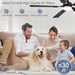 52 in. Black Modern Ceiling Fan, Farmhouse Indoor Outdoor Ceiling Fan with Light and Remote, Quiet Ceiling Fans with Bright LED Light-4-ErisView