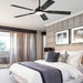 52 in. Black Modern Ceiling Fan, Farmhouse Indoor Outdoor Ceiling Fan with Light and Remote, Quiet Ceiling Fans with Bright LED Light-7-ErisView