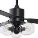 52 in. Black Modern Ceiling Fan with Light and Remote Control, 3 Blades Reversible Ceiling Fan-6-ErisView