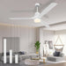 52 in. Black Modern Reversible DC Ceiling Fan, Remote Control Ceiling Fan and Light, Indoor Outdoor Ceiling Fan for Patio Living Room Bedroom-8-ErisView