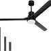 52 in. Black Modern Reversible DC Ceiling Fan, Remote Control Ceiling Fan and Light, Indoor Outdoor Ceiling Fan for Patio Living Room Bedroom-1-ErisView