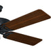 52 in. Black Outdoor Fan, Indoor Outdoor Ceiling Fans with Pull Chain Control, Hugger Ceiling Fans-10-ErisView
