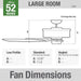 52 in. Black Outdoor Fan, Indoor Outdoor Ceiling Fans with Pull Chain Control, Hugger Ceiling Fans-6-ErisView