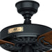 52 in. Black Outdoor Fan, Indoor Outdoor Ceiling Fans with Pull Chain Control, Hugger Ceiling Fans-9-ErisView