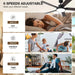 52 in. Black Walnut Smart Ceiling Fan with Lights Remote Alexa, Voice and APP Control, Reversible Quiet Ceiling Fans, 5 Plywood Blade Ceiling Fan-3-ErisView