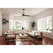 52 in. Bronze Ceiling Fan, Hugger Ceiling Fans, Wood Fans-6-ErisView