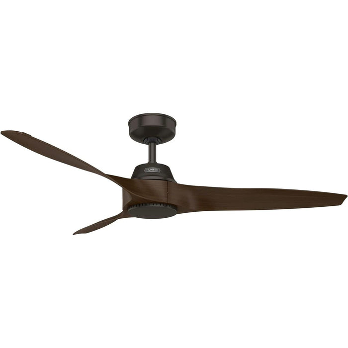 52 in. Bronze Ceiling Fan, Hugger Ceiling Fans, Wood Fans-1-ErisView