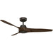 52 in. Bronze Ceiling Fan, Hugger Ceiling Fans, Wood Fans-1-ErisView