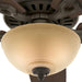 52 in. Bronze Ceiling Fan, Indoor Ceiling Fan with LED Light and Pull Chain Control, Hugger Ceiling Fans-6-ErisView