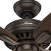 52 in. Bronze Ceiling Fan with LED Light Kit and Pull Chain, Ceiling Hugger Ceiling Fan with Light-8-ErisView