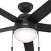 52 in. Bronze Unique Ceiling Fans with Lights Kit and Pull Chain, Hugger Ceiling Fan with Light-7-ErisView