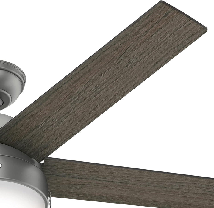 52 in. Bronze Unique Ceiling Fans with Lights Kit and Pull Chain, Hugger Ceiling Fan with Light-9-ErisView