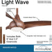 52 in. Brown Ceiling Fan with Low Profile Light and Remote Control-2-ErisView