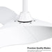 52 in. Brushed Nickel Ceiling Fan with Remote, Modern Reversible Quiet Ceiling Fan for Kitchen Bedroom Living Room-14-ErisView