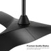 52 in. Brushed Nickel Ceiling Fan with Remote, Modern Reversible Quiet Ceiling Fan for Kitchen Bedroom Living Room-41-ErisView