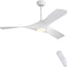 52 in. Brushed Nickel Ceiling Fan with Remote, Modern Reversible Quiet Ceiling Fan for Kitchen Bedroom Living Room-9-ErisView