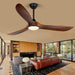 52 in. Caged Rustic Farmhouse Industrial Ceiling Fan with Light and Remote, Outdoor Ceiling Fans for Patio, Reversible Ceiling Fan Light Fixture-12-ErisView